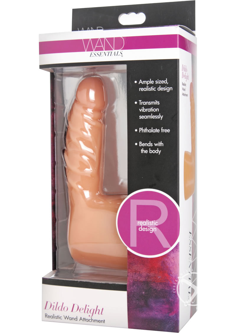 Wand Essentials Delight Realistic Penis Dildo Attachment
