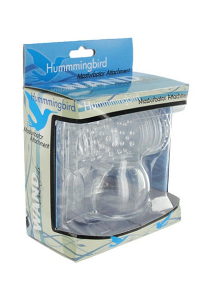 Wand Essentials Hummingbird Masturbator Attachment Clear Stimulating