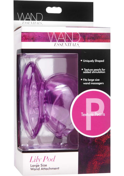Lily Pod Large Size Wand Attachment with Texture Pearls