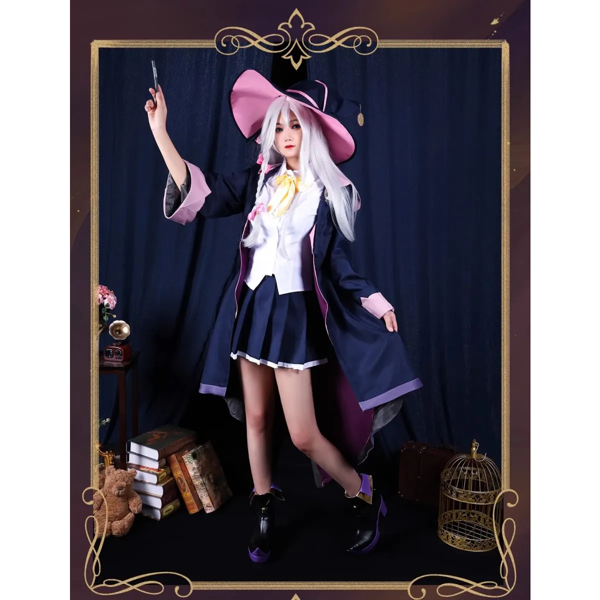 Wandering Witch Elaina Cosplay Costume – Full Set Halloween Outfit