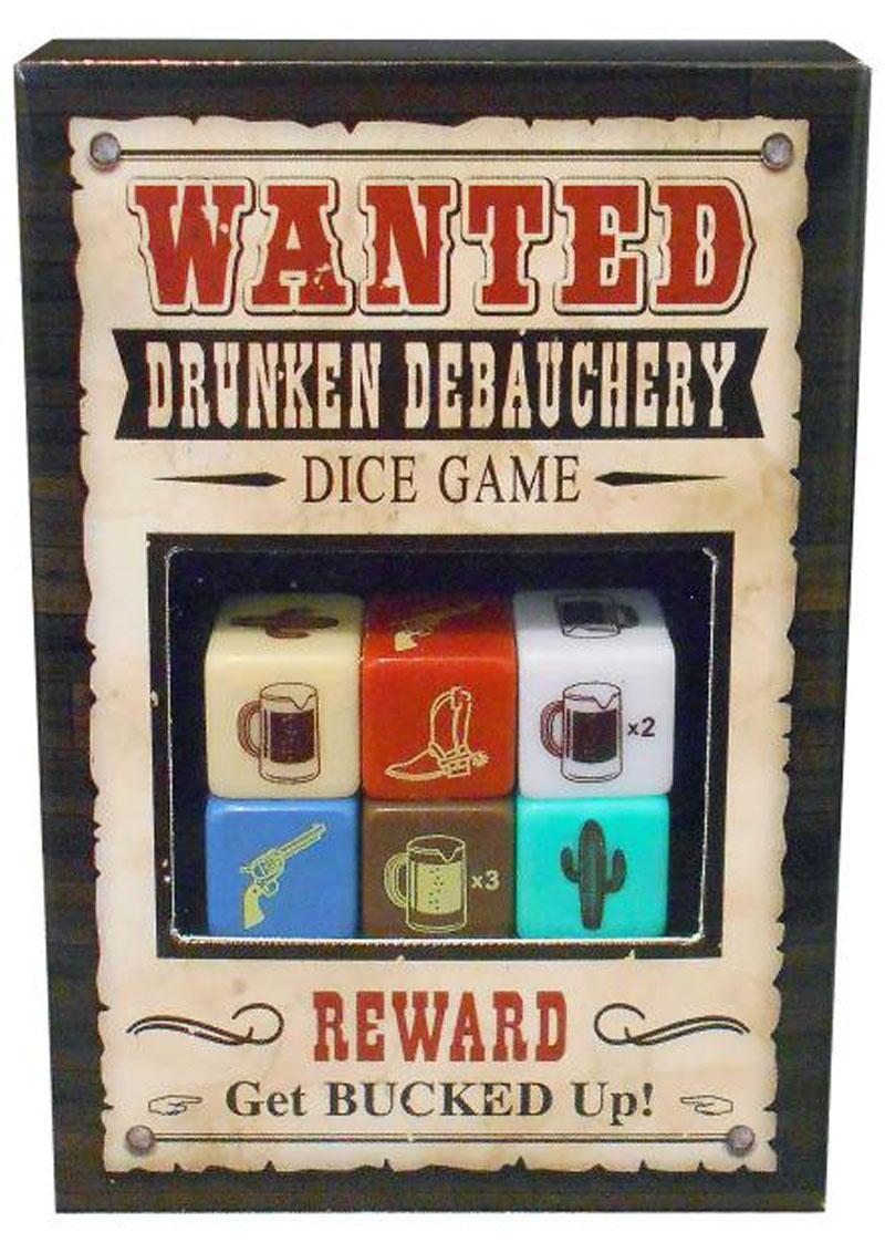 Wanted: Drunken Debauchery Dice Game
