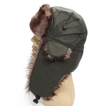 Warm Hat Ear Flaps Cool New Fashion Full Covered Soft And Comfortable Windproof Outdoor Caps For Men