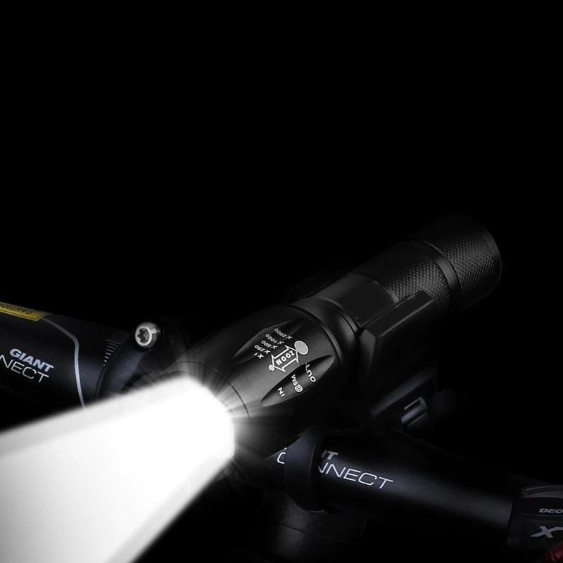 Waterproof Z45 Led Flashlight Ultra Bright Waterproof MINI Torch T6/L2/V6 zoomable 5 Modes 18650 rechargeable Battery for camping tactica Led Mini Water-Resistant Torch Light For Indoor &amp; Outdoor Camping Hiking Accessories Gear