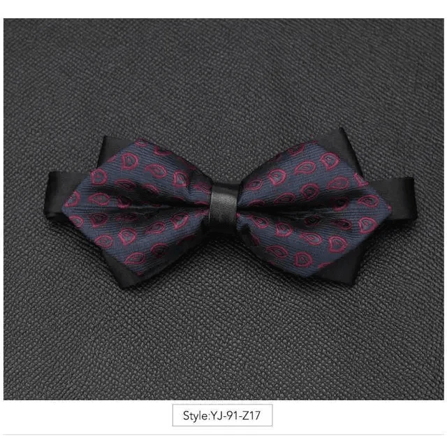 Wedding Men Butterfly Bowtie Formal Bow Ties Beautiful Printed Men Luxury Adjustable Business Bowties
