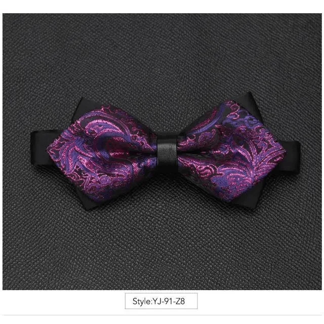 Wedding Men Butterfly Bowtie Formal Bow Ties Beautiful Printed Men Luxury Adjustable Business Bowties