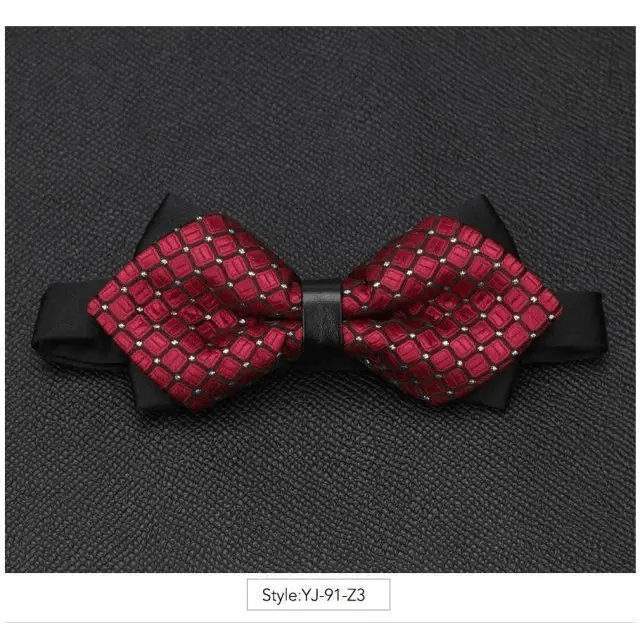 Wedding Men Butterfly Bowtie Formal Bow Ties Beautiful Printed Men Luxury Adjustable Business Bowties
