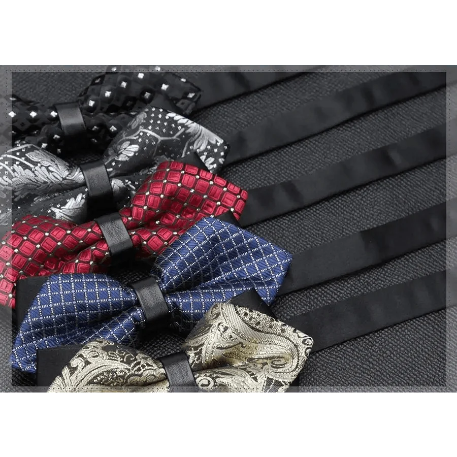 Wedding Men Butterfly Bowtie Formal Bow Ties Beautiful Printed Men Luxury Adjustable Business Bowties