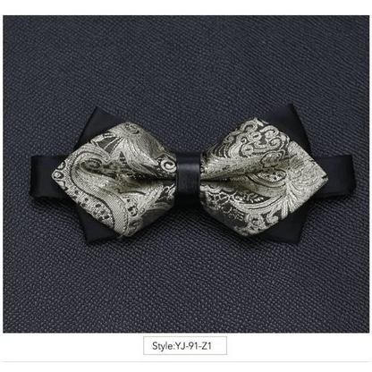 Wedding Men Butterfly Bowtie Formal Bow Ties Beautiful Printed Men Luxury Adjustable Business Bowties