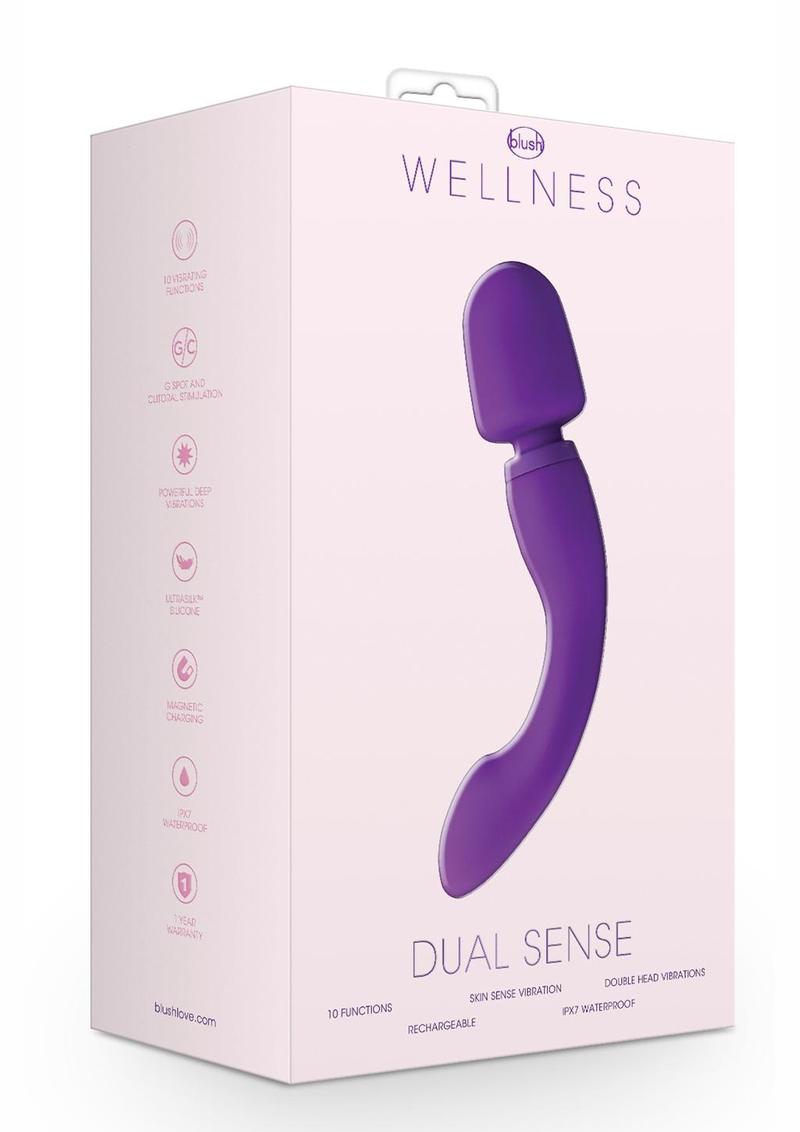 Blush Wellness Dual Sense Rechargeable Silicone Massager 10 Functions