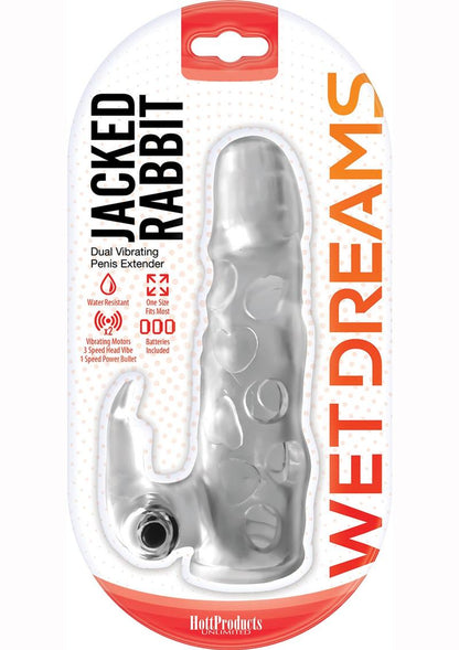 Wet Dreams Jacked Rabbit Dual Vibrating Penis Extender