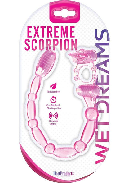 Wet Dreams Xtreme Vibrating Scorpion Waterproof Silicone Cock Ring