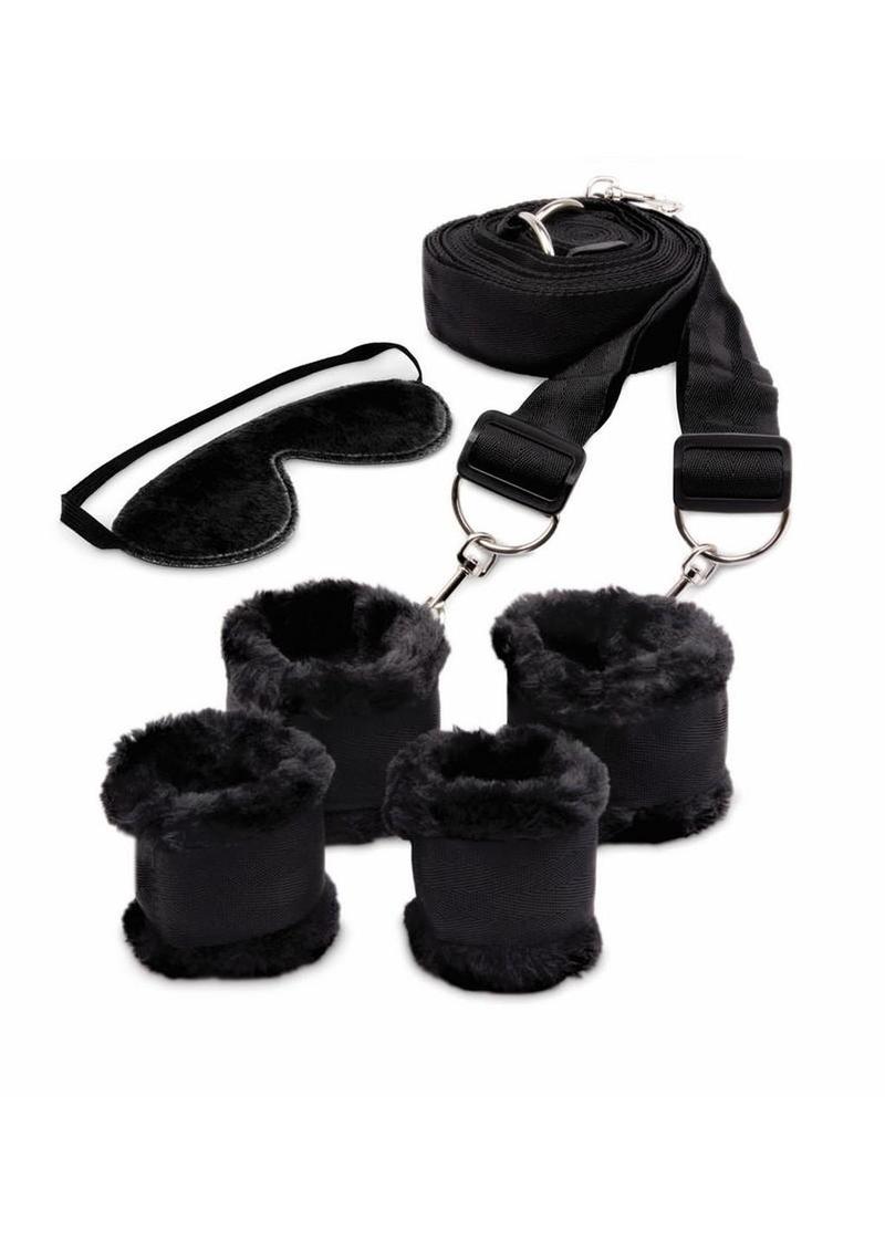 Fuzzy Bedroom Bondage Kit