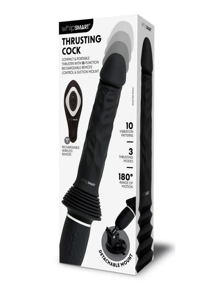 WhipSmart Thrusting Cock with Remote Control And Suction Mount