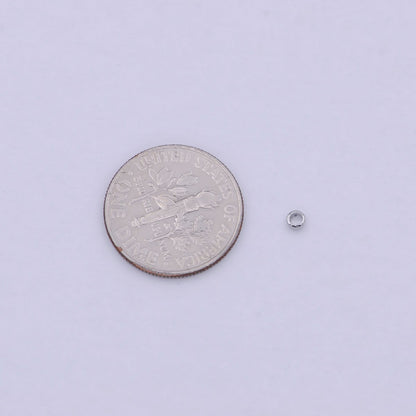 White Gold Filled 2.5mm Crimp Cover Beads Silver Supply Pack | K-208