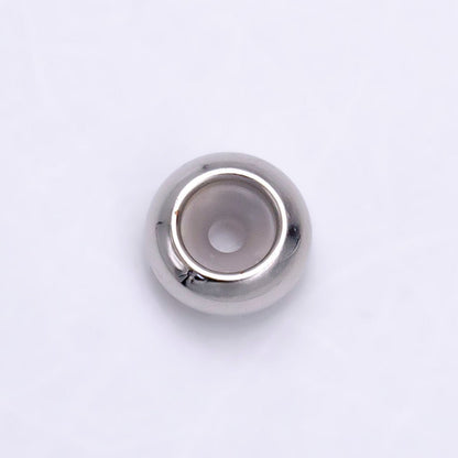 14K Gold Filled 7mm Chain Stopper Slider Jewelry Findings Supply in Gold &amp; Silver | Z906