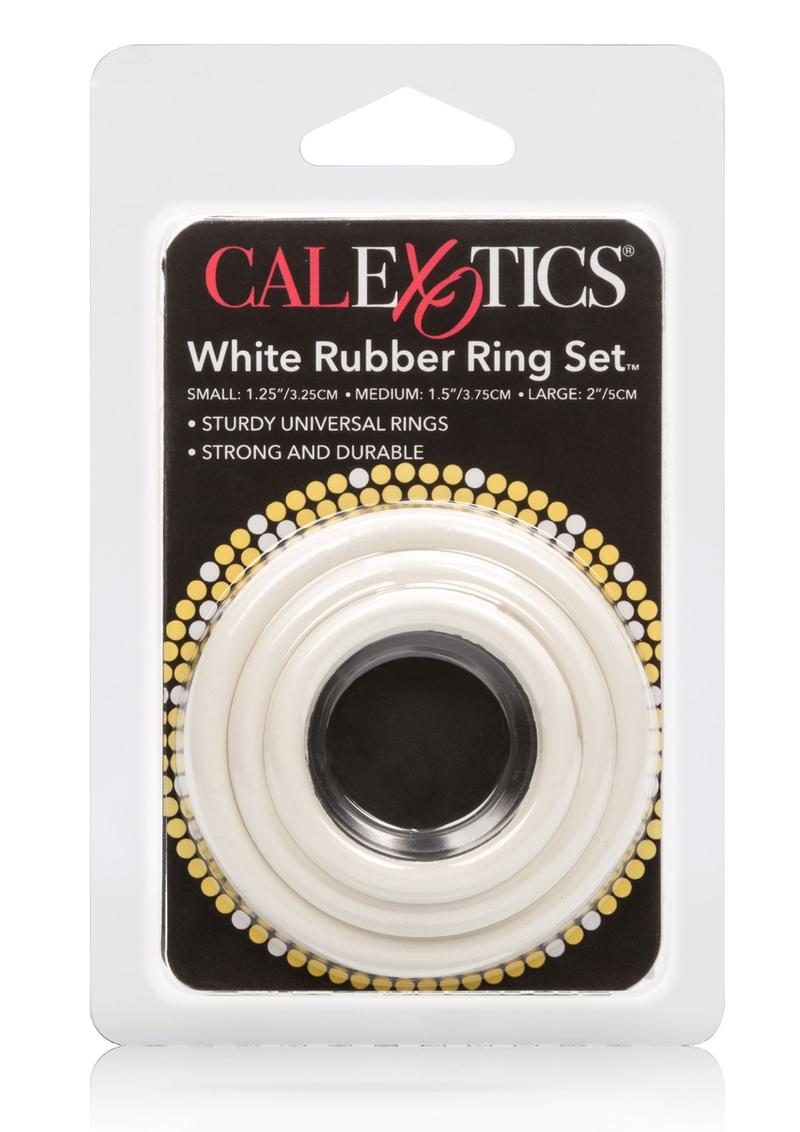 White Rubber Cock Rings Sturdy And Durable