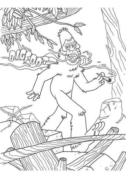 Who Smokes Weed? Adult Coloring Book – Fun &amp; Hilarious Activity
