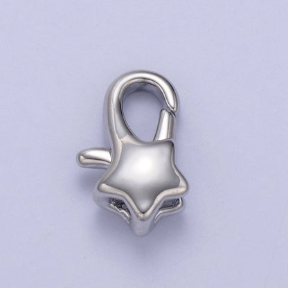 Wholesale Gold Filled Star Lobster Clasp Tiny Star Trigger Clasp – Celestial Lobster Claw for Jewelry Making Supplies L-652 L-653