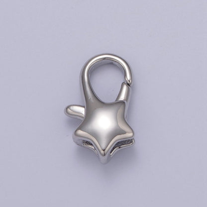 Wholesale Gold Filled Star Lobster Clasp Tiny Star Trigger Clasp – Celestial Lobster Claw for Jewelry Making Supplies L-654 L-655