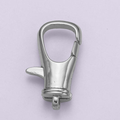 Wholesale Lobster Clasp 24k Gold , Bucket Pail Lobster Claw for Jewelry Making, Size 19.6mmX12.1mm L-181