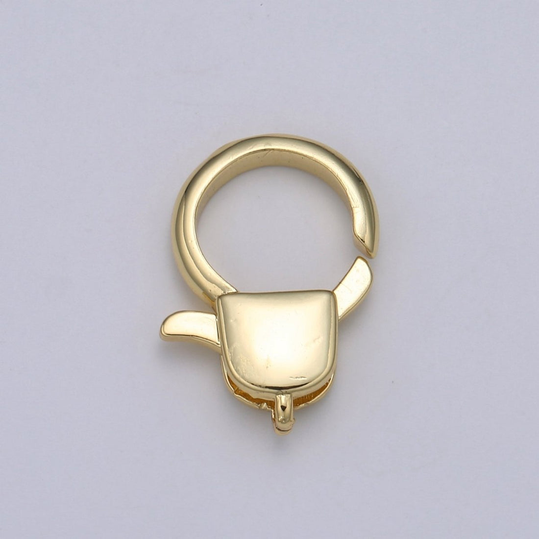 Wholesale Lobster Clasp 24k Gold Circle Head Lobster Claw for Jewelry Makin Gold &amp; Silver |  L-175 &amp; K-140