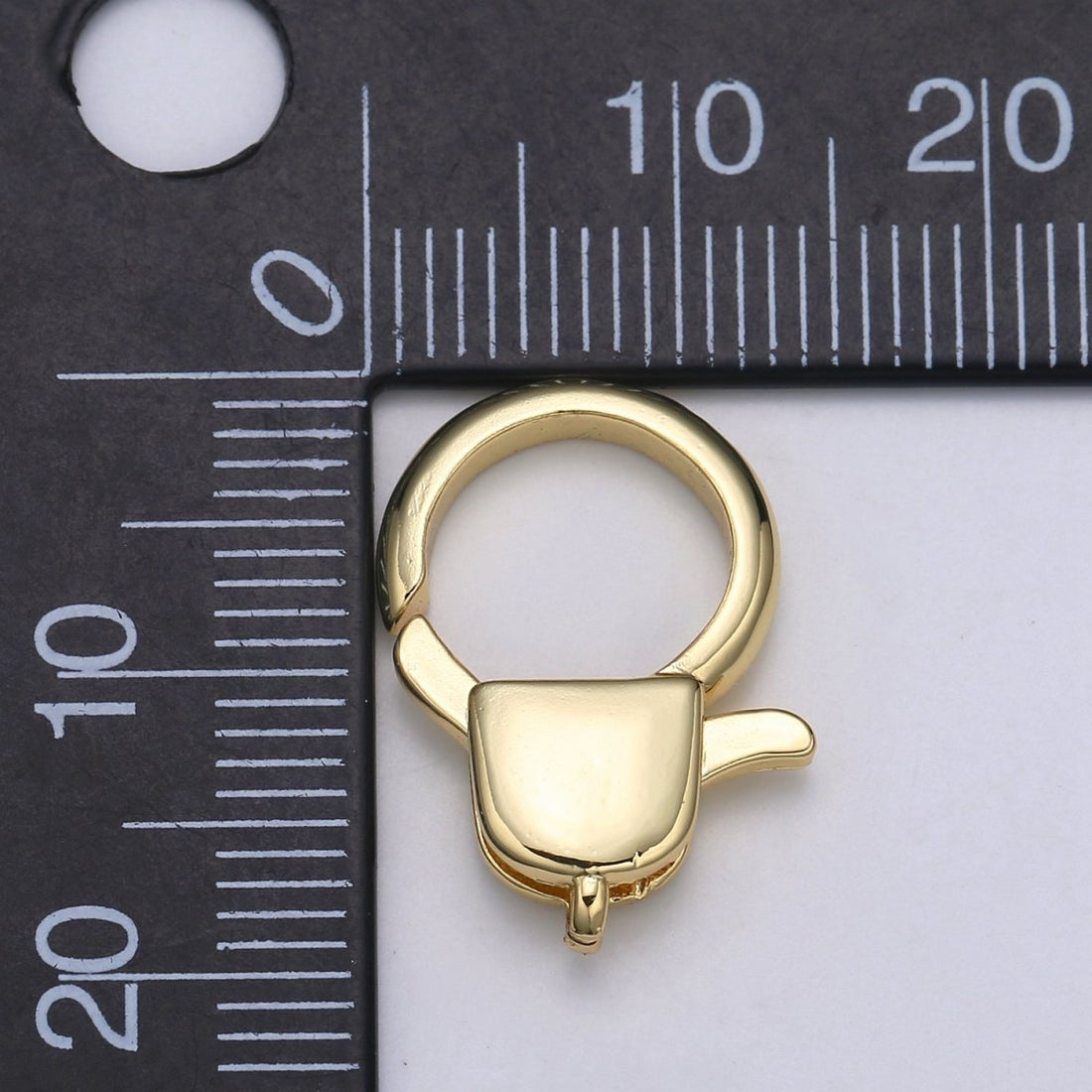 Wholesale Lobster Clasp 24k Gold Circle Head Lobster Claw for Jewelry Makin Gold &amp; Silver |  L-175 &amp; K-140