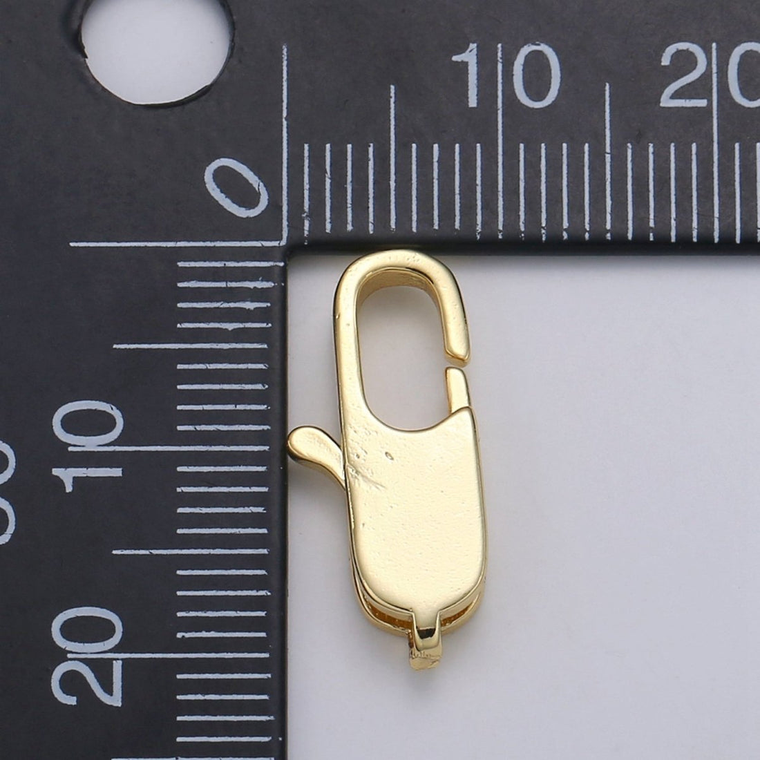 Wholesale Lobster Clasp 24k Gold , Rectangle Lobster Clasp for Jewelry Making, Size Option 20.3MMX8.8MM L-177