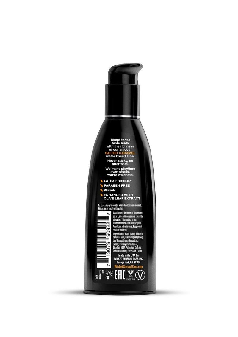 Wicked Aqua Salted Caramel Flavored Water Based Lubricant