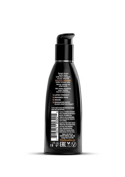 Wicked Aqua Salted Caramel Flavored Water Based Lubricant