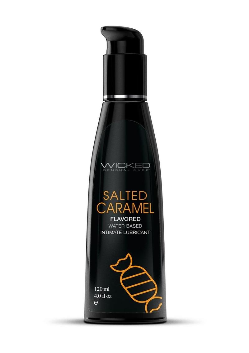 Wicked Aqua Salted Caramel Flavored Water Based Lubricant