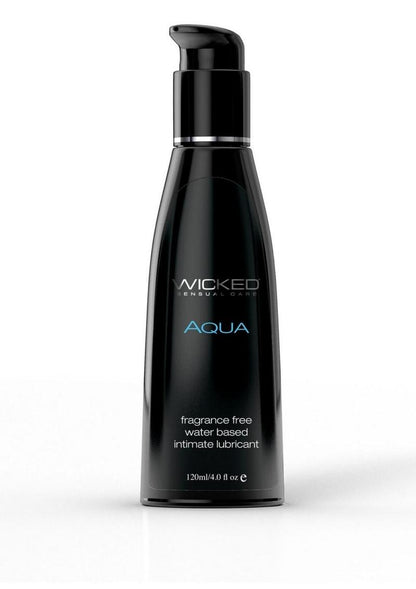 Wicked Aqua Water Based Intimate Lubricant Fragrance Free