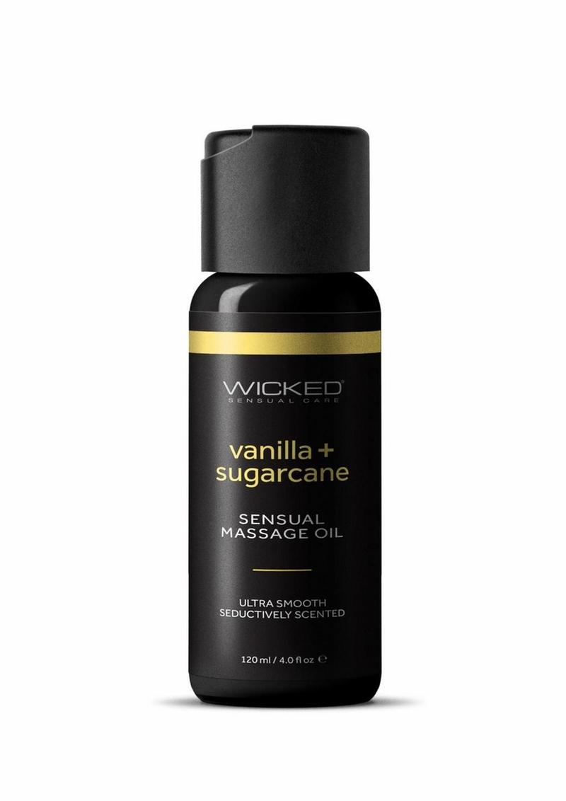 Wicked Sensual Massage Oil Vanilla Plus Sugarcane