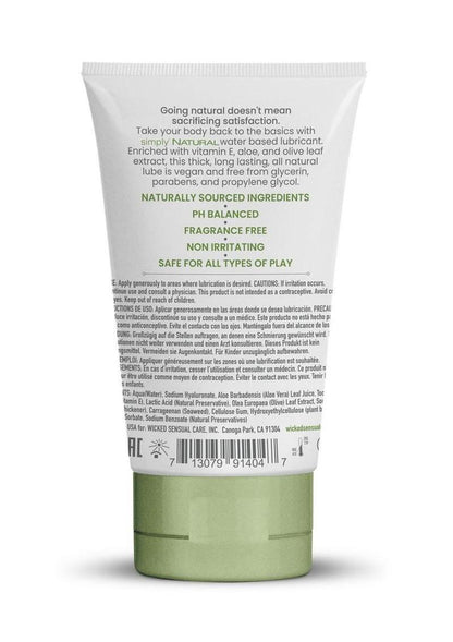 Wicked Simply Natural Lubricant