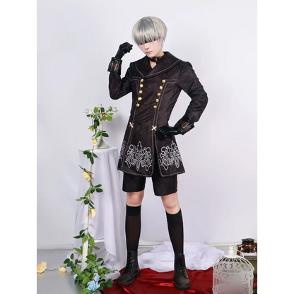NieR: Automata 9S &amp; 2B Cosplay Costume with Wig and Accessories