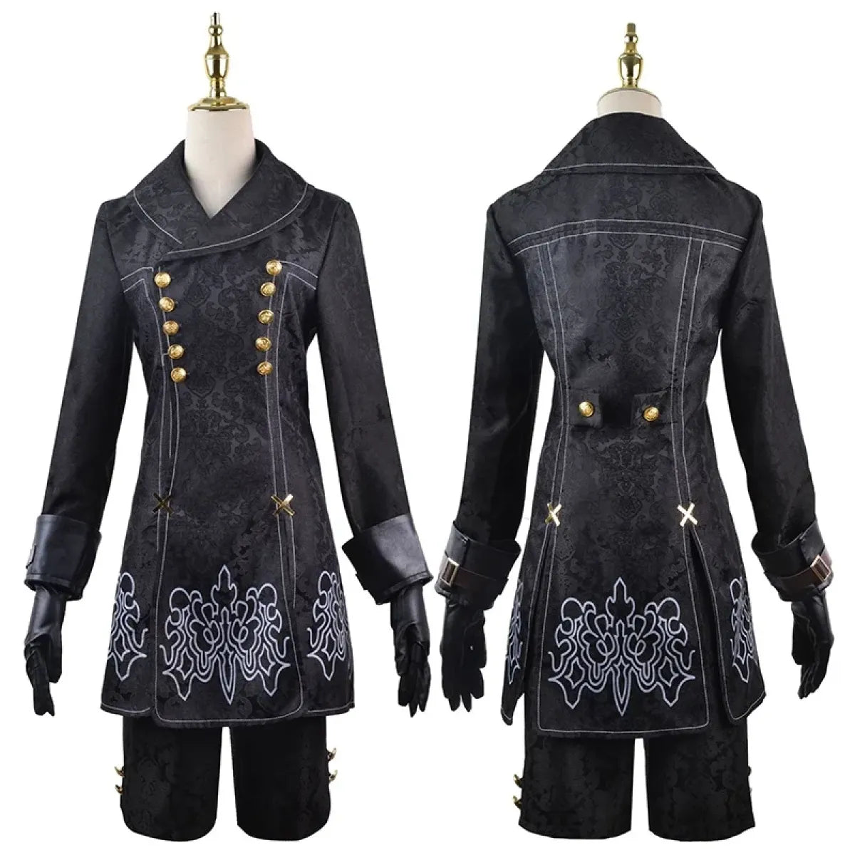 NieR: Automata 9S &amp; 2B Cosplay Costume with Wig and Accessories