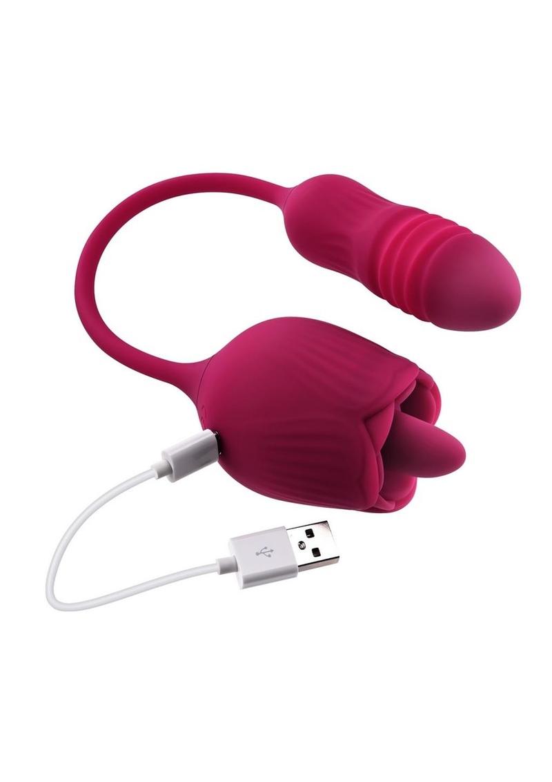 Wild Rose Dual-Stimulation Ring and Bloom Vibrator