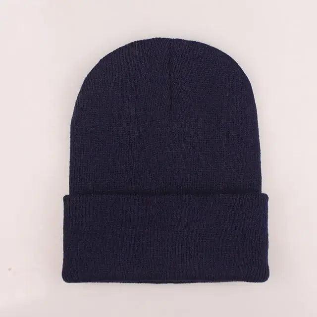 Winter Beanie Hats For Men And Women One Size Beanies Knitted Solid Cool Hat Girls Autumn Female Beanie Warm Comfortable Soft Casual Cap For Cold Weather