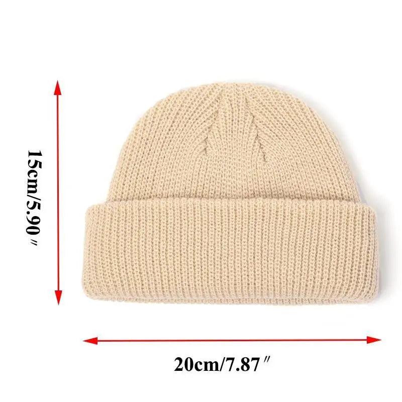 Winter Colorful Modern Cap Retro Wool Knit Lightweight Beanie Warm Comfortable Unisex Caps