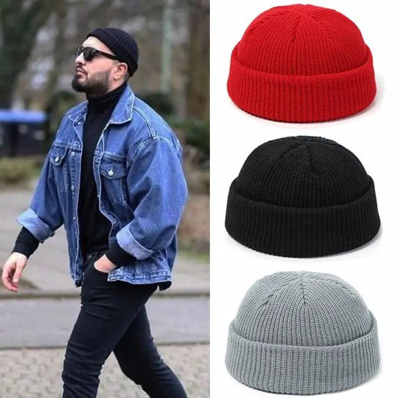Winter Colorful Modern Cap Retro Wool Knit Lightweight Beanie Warm Comfortable Unisex Caps