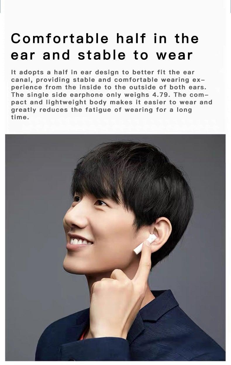 Wireless Bluetooth Earphone Air Sports Running Headphone LED Display Earbuds Noise Reduction Updated Design with Industry Leading Sound &amp; Improved Comfort, Long Wireless Range