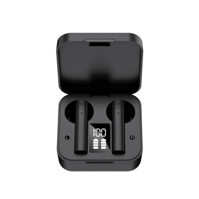 Wireless Bluetooth Earphone Air Sports Running Headphone LED Display Earbuds Noise Reduction Updated Design with Industry Leading Sound &amp; Improved Comfort, Long Wireless Range