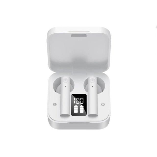 Wireless Bluetooth Earphone Air Sports Running Headphone LED Display Earbuds Noise Reduction Updated Design with Industry Leading Sound &amp; Improved Comfort, Long Wireless Range