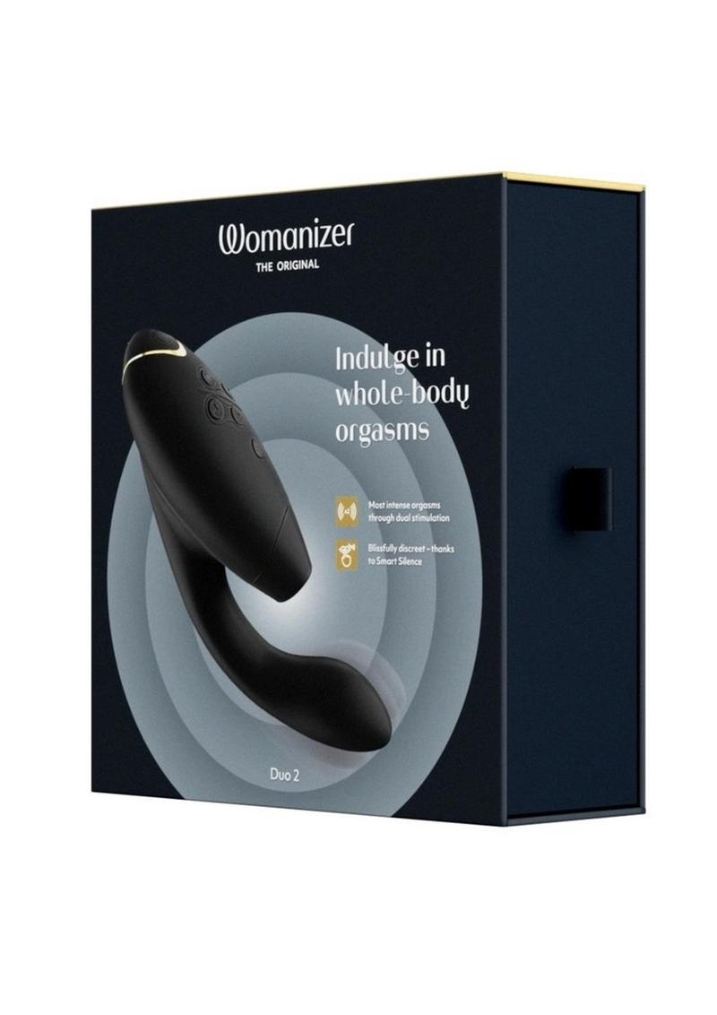 Womanizer Duo 2 Lilac Rechargeable Clitoral And G-Spot Stimulator