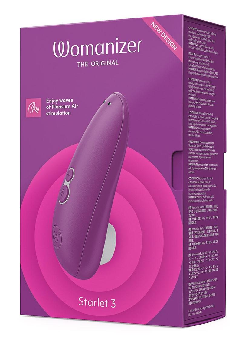 Womanizer Starlet 3 Indigo Rechargeable Silicone Clitoral Stimulator