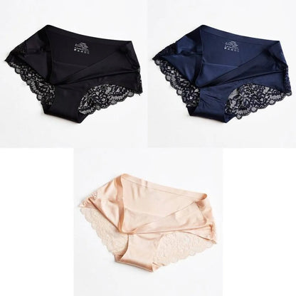 3 Seamless Panties With Lace