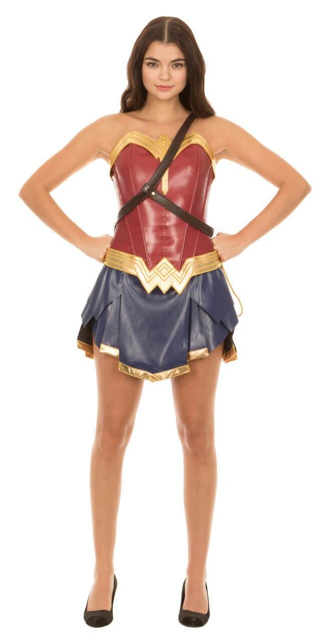 Wonder Woman Warrior Corset and Skirt Costume Set