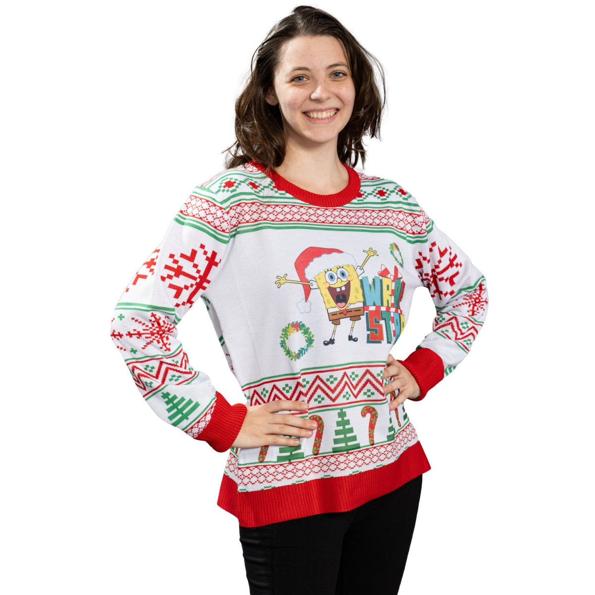 Wrap Star SpongeBob Christmas Sweater