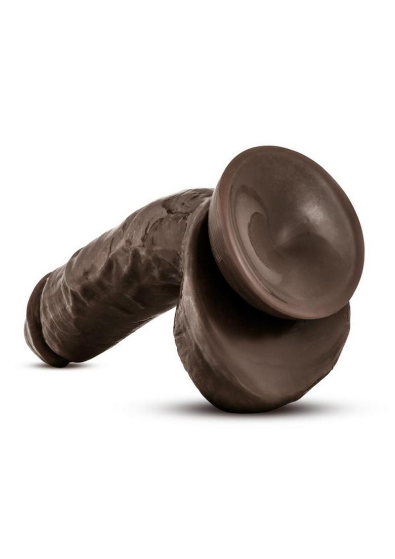 X5 Hard On Dildo with Balls Soft Realistic Feel Harness Compatible