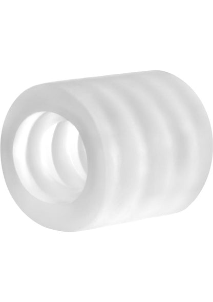 Downtown BJ Stroker Ribbed Head Enhancer Glows in the Dark