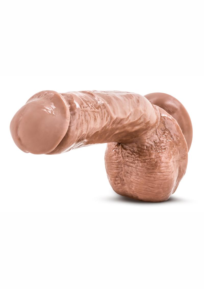 X5 Mister Grande Dildo with Balls Soft Realistic Feel Suction Cup